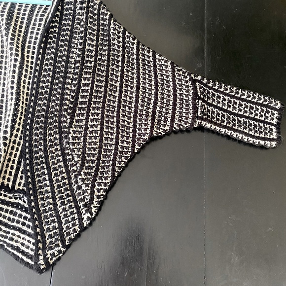 QED London Open Front Knit Cable Cardigan Size Large - Picture 5 of 9